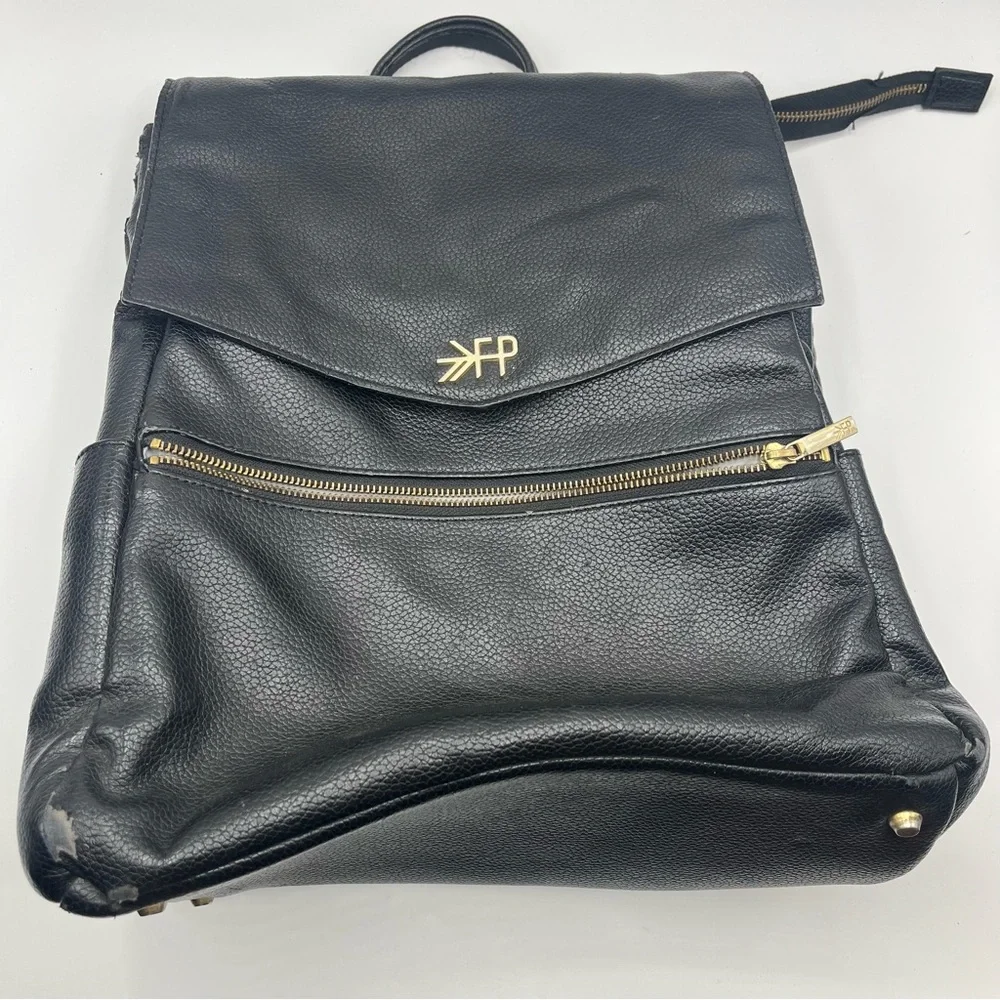Freshly Picked Convertible Diaper Bag Tote Backpack Black